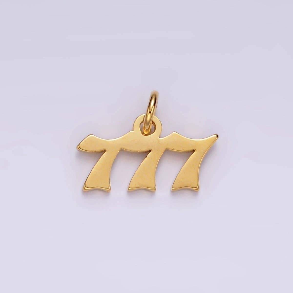24K Gold Filled Angel Number Numerology Minimalist Mini Charm |