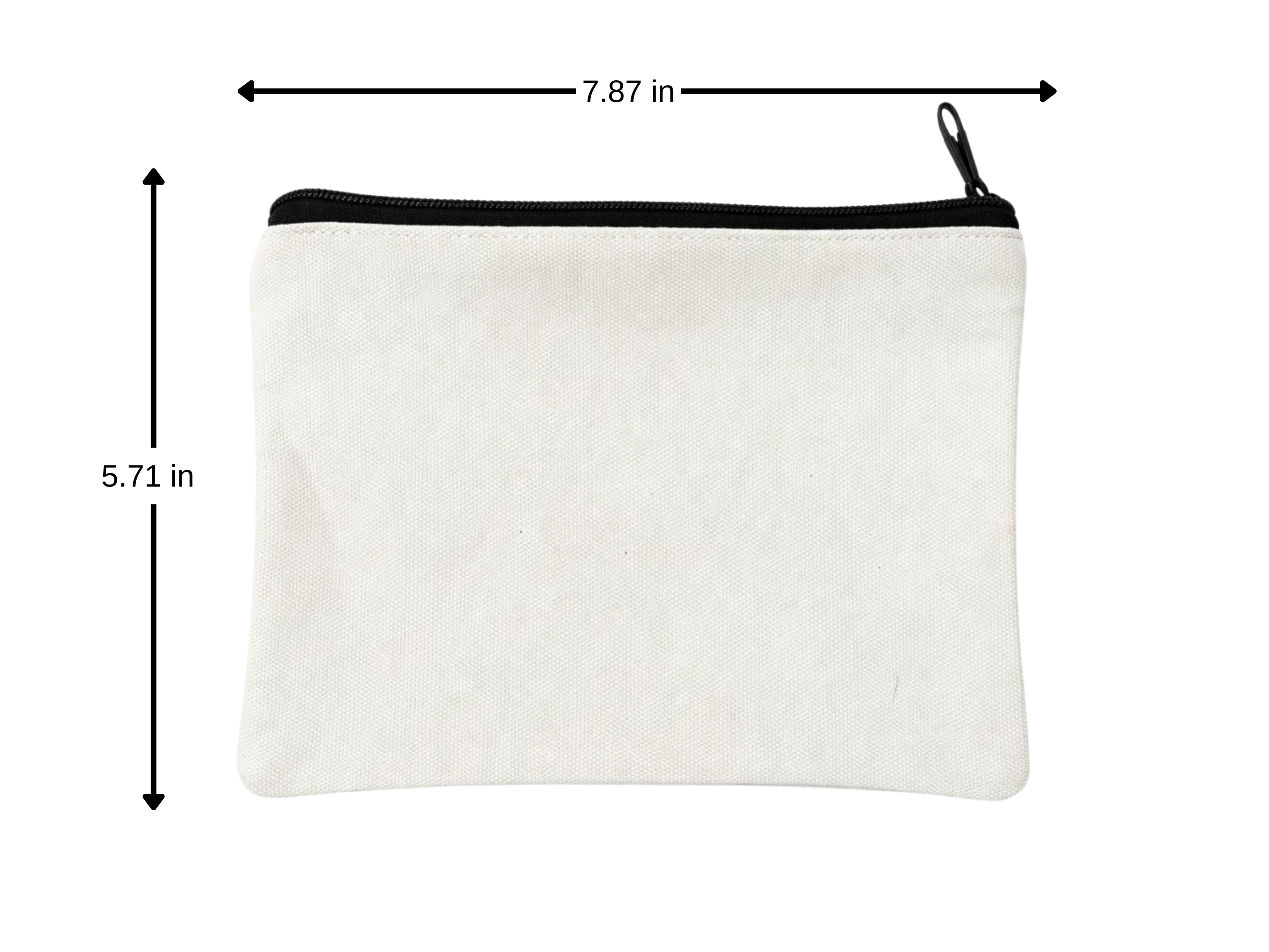 Canvas Pouches | Plain Travel Pouch | MakeUp Pouch