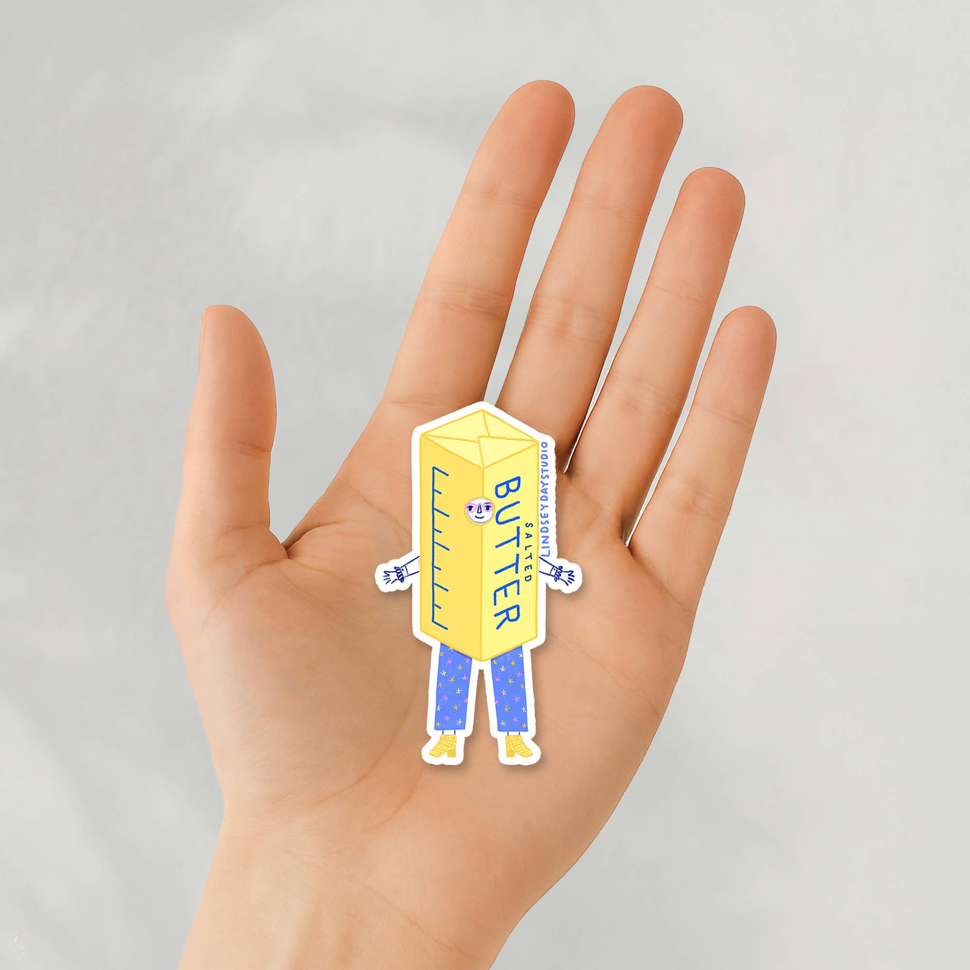 Butter Barb Sticker, Funny Sticker, Food Sticker
