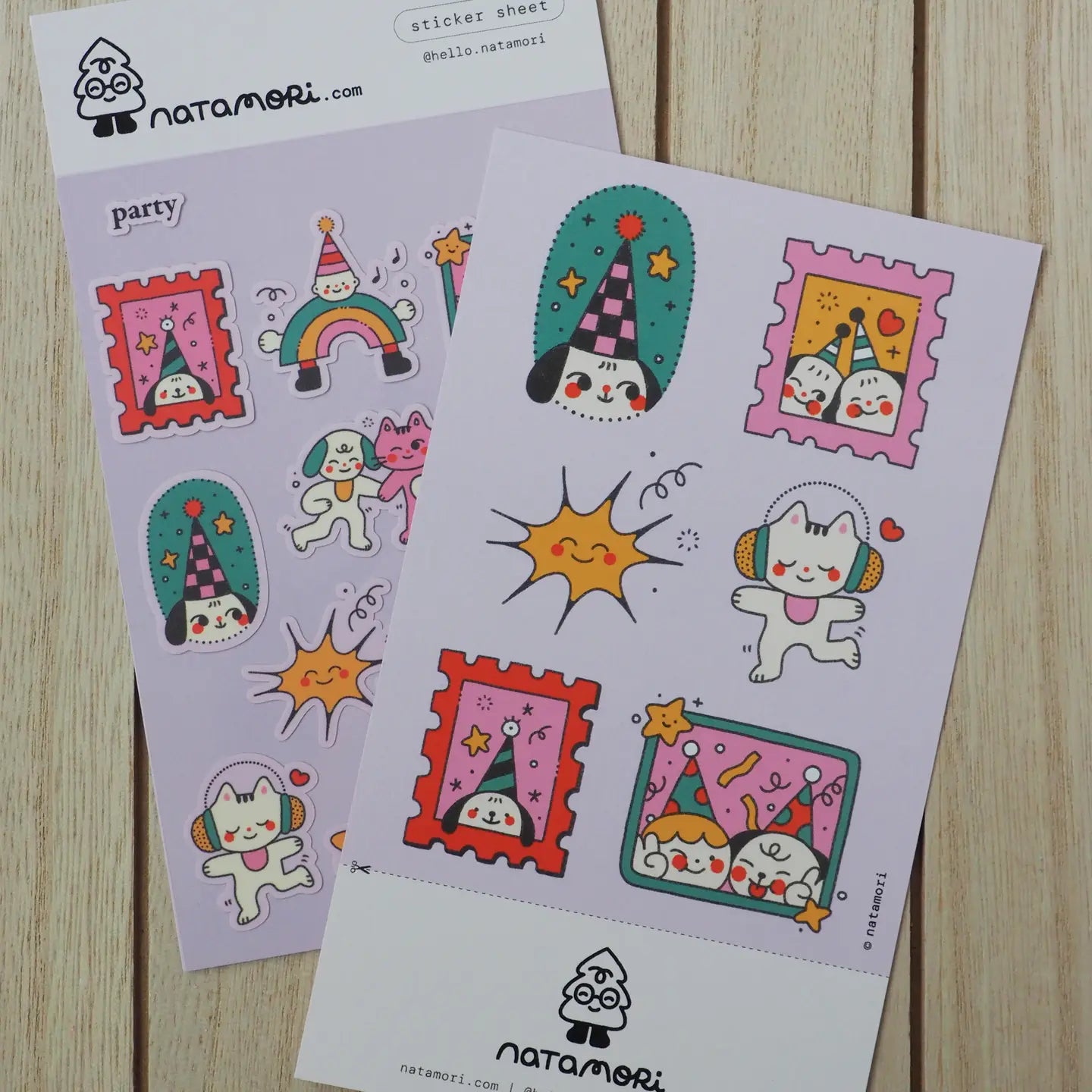 Party • Sticker Sheet - Natamori image 3