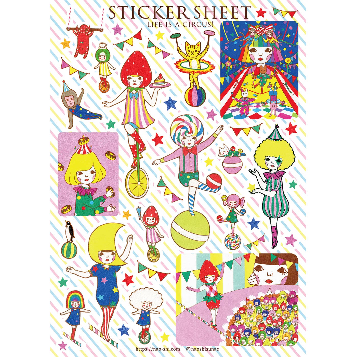 【Sticker Sheet】Life is a circus!