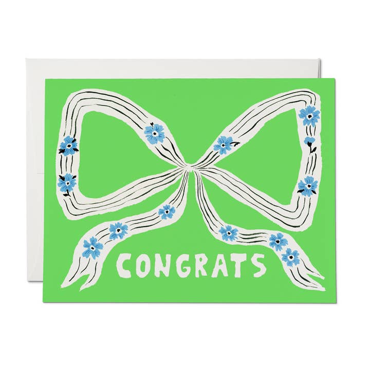 Perfect Bow Congrats greeting card image 0