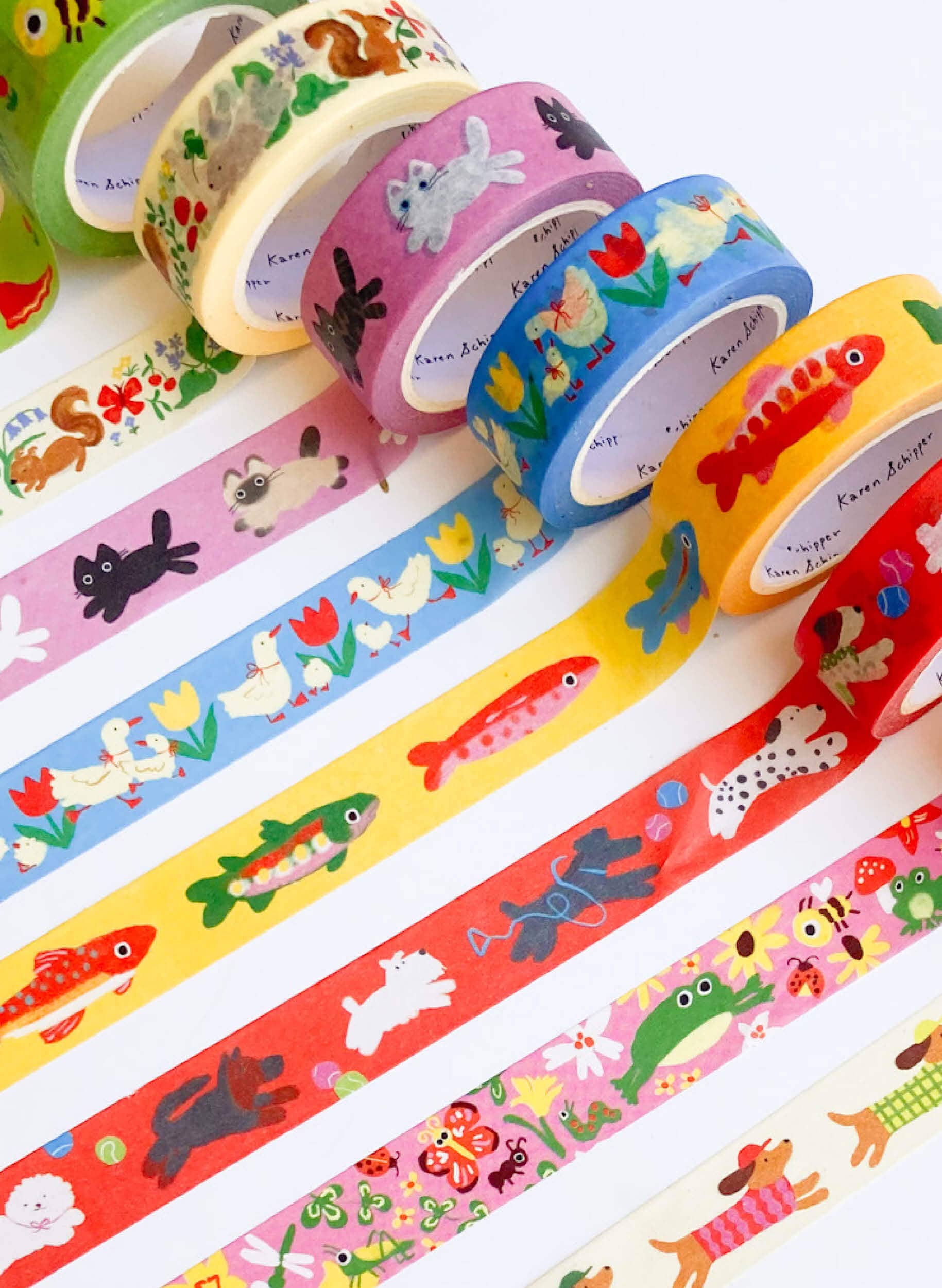 Cute Bugs Washi Tape – Summer Craft Tape | Cute Planner Tape