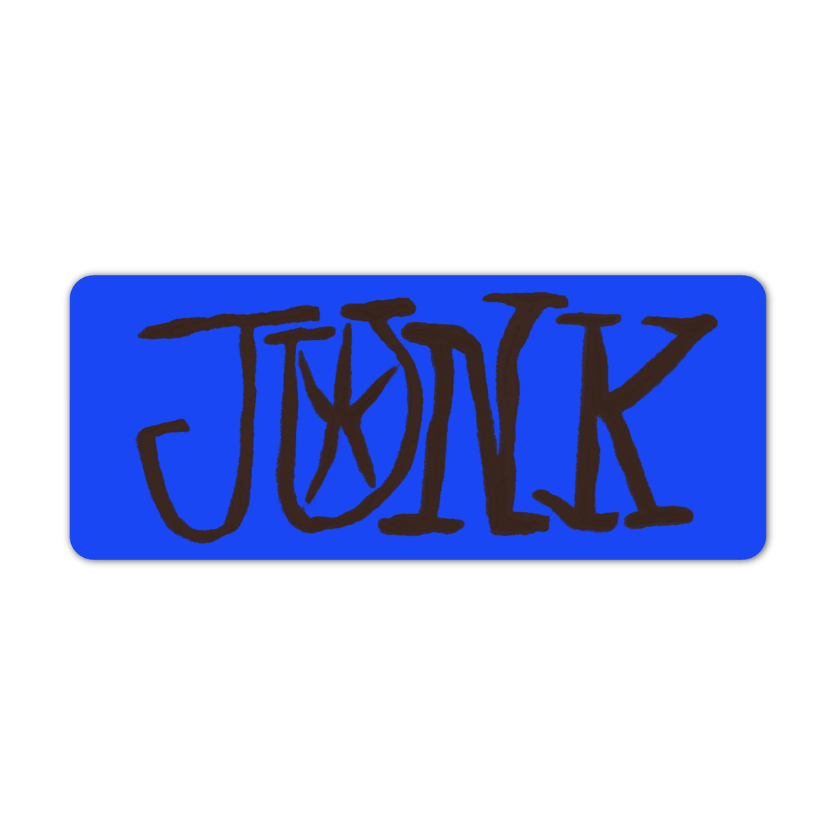 JUNK! sticker