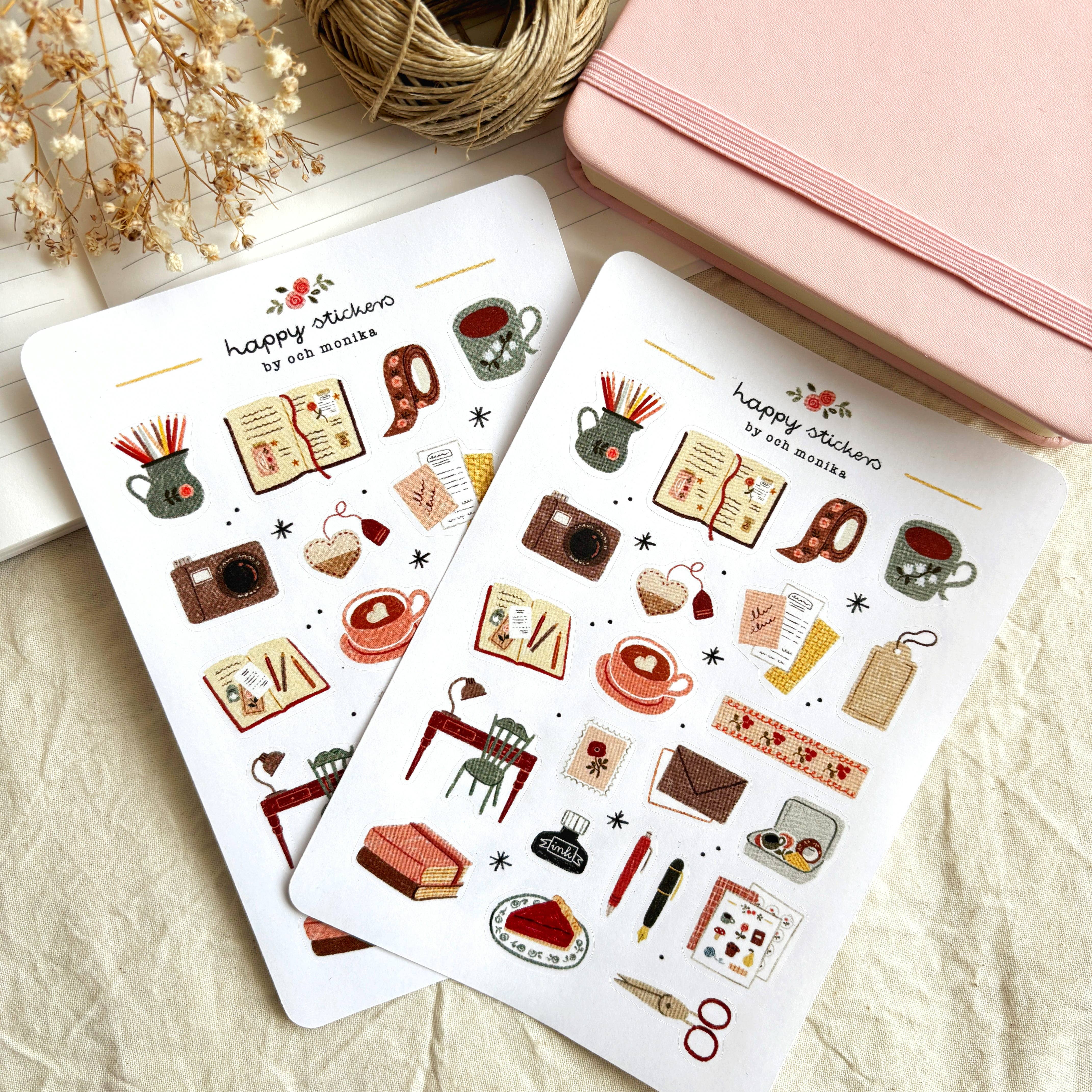 Cozy Journaling - Planner & Journal Stickers |A6 Matte Paper