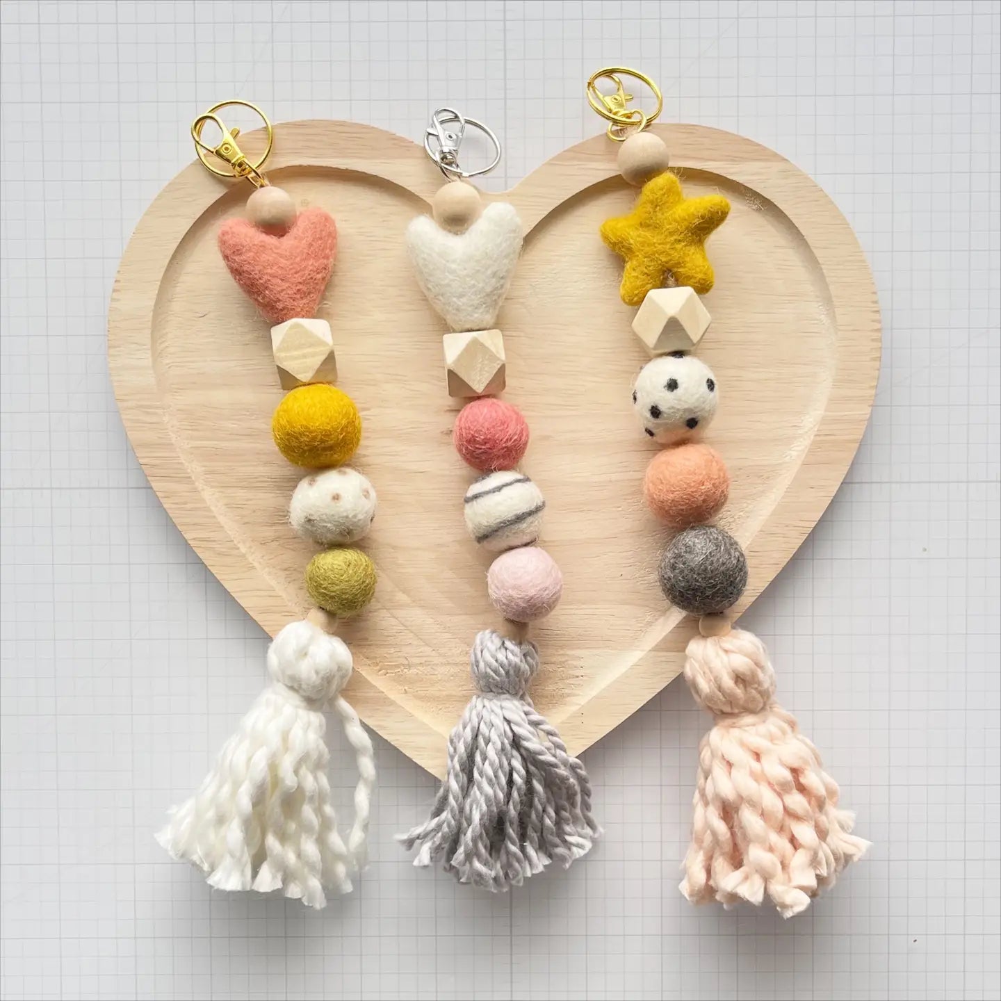 Felt Ball Keychain Kits image 2