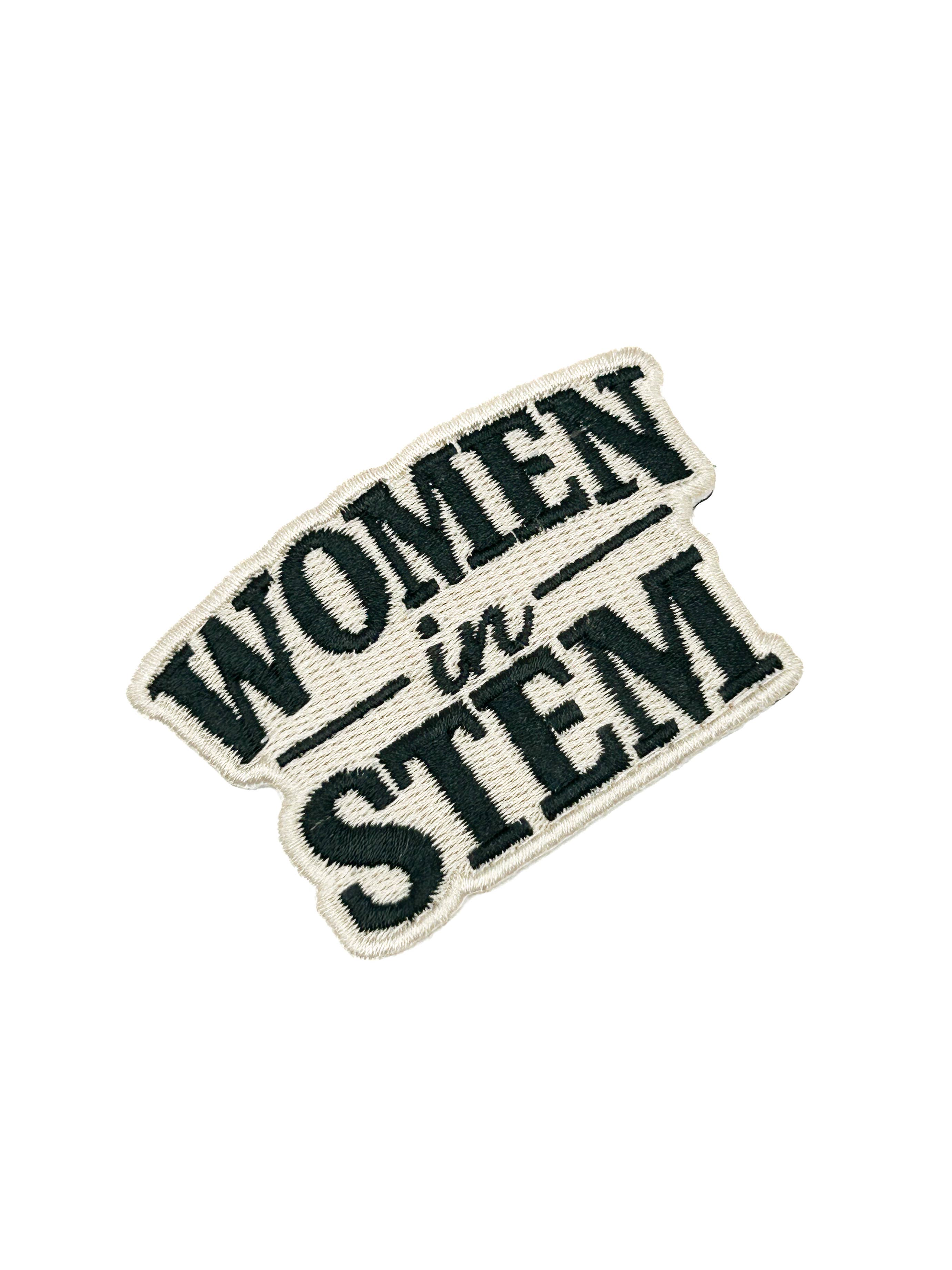 Women in STEM Embroidered Patch Empowerment Quote Patch