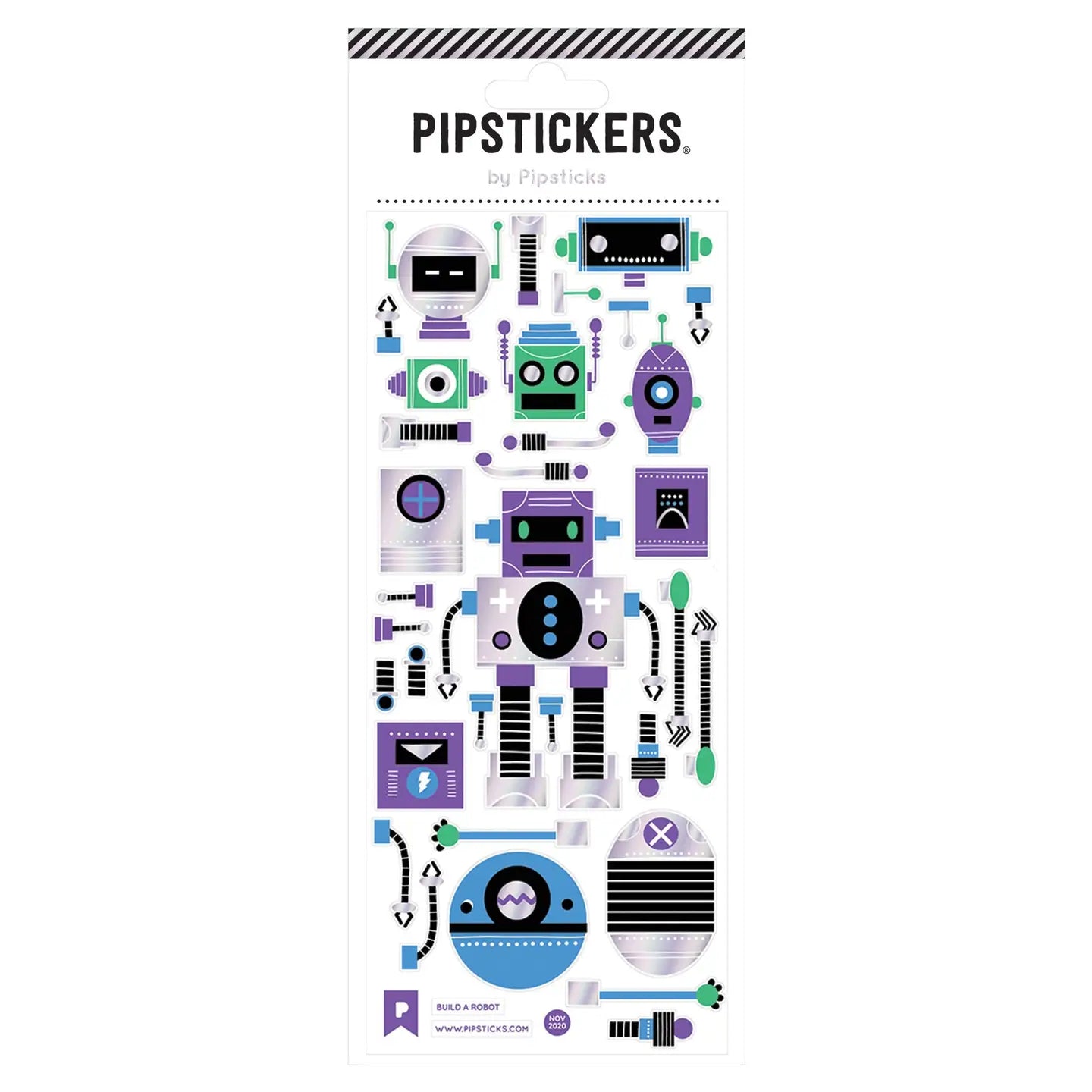 Build a Robot Pipstickers 3x7 image 0