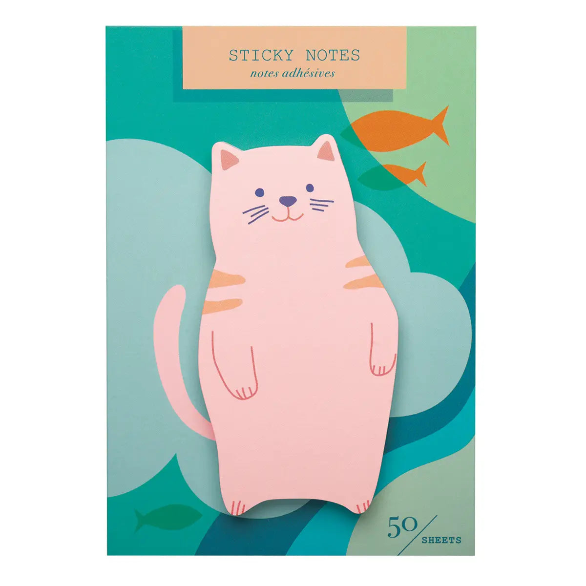 Gone Fishing Die Cut Sticky Notes image 0