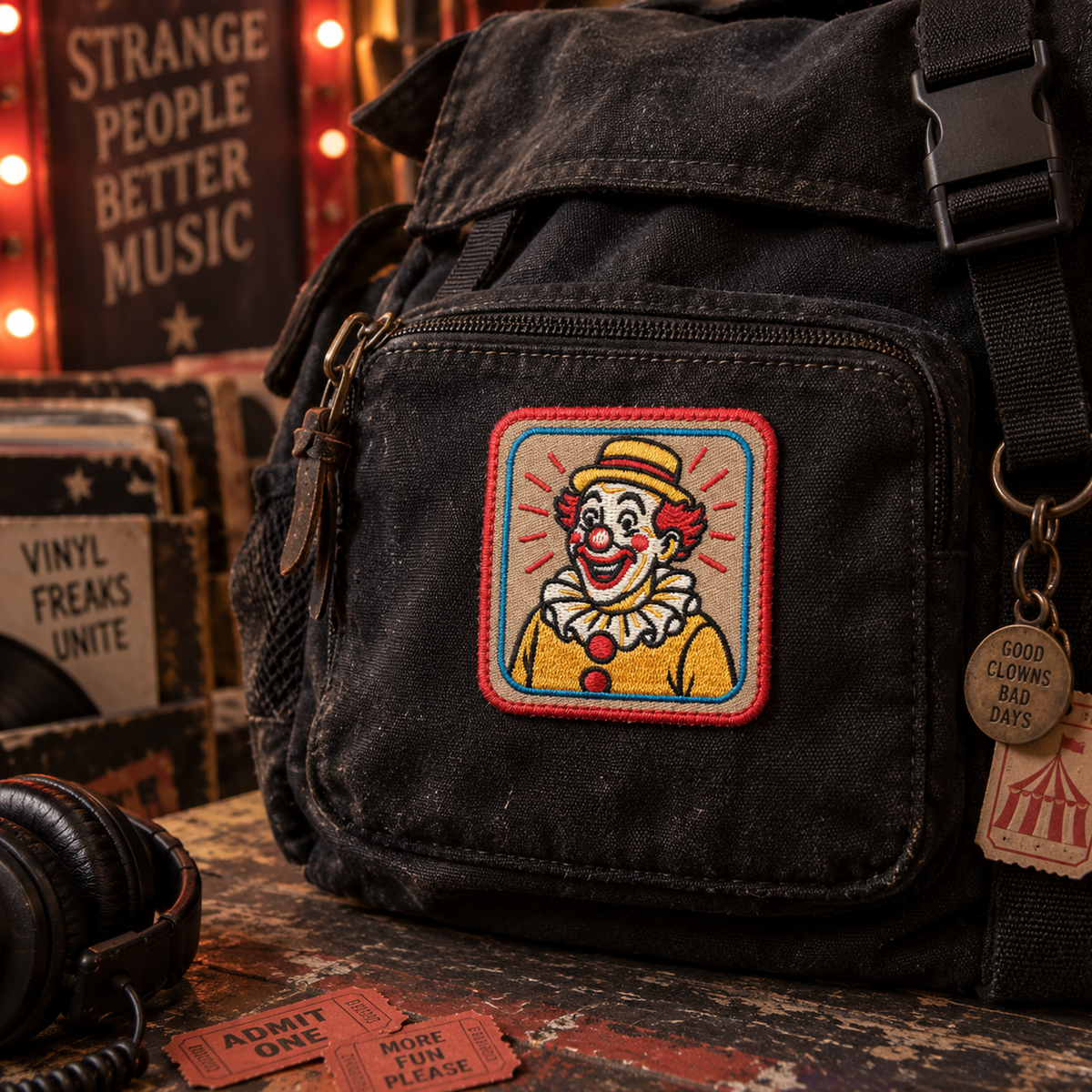 Patch - Circus Classic Clown Carnival Freak Show 3"