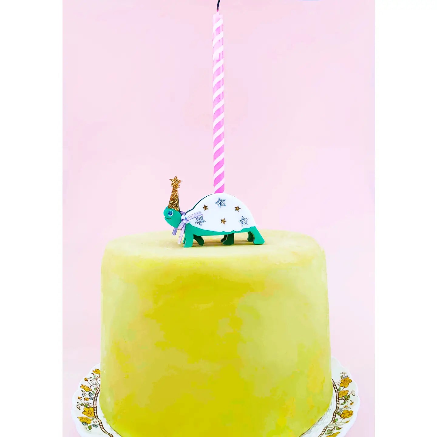 Turtle Birthday Candle Holder image 0