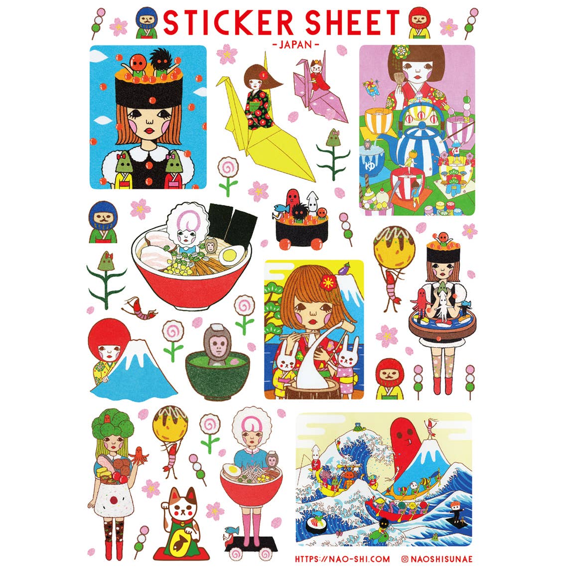 【Sticker Sheet】JAPAN