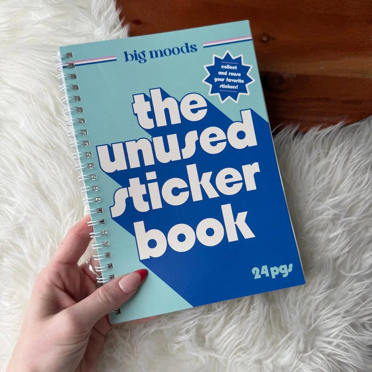 The Unused Sticker Book - Blue image 0