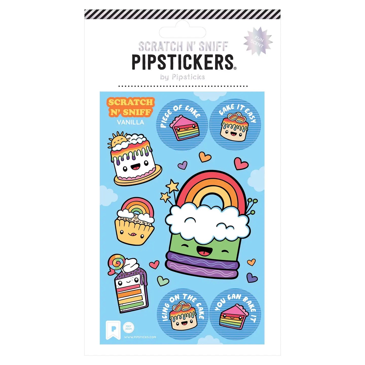 Cake That! Pipsticks Scratch 'n Sniff Stickers image 0