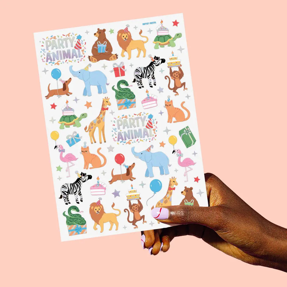 Party Animal Temporary Tattoos - Petit Fetti image 2