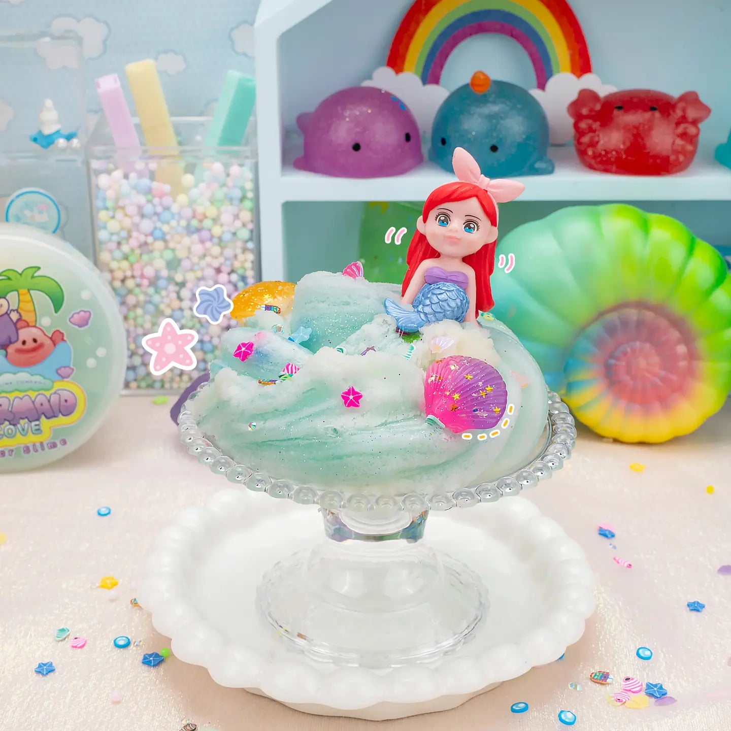 Mermaid Cove Clear Slime image 1