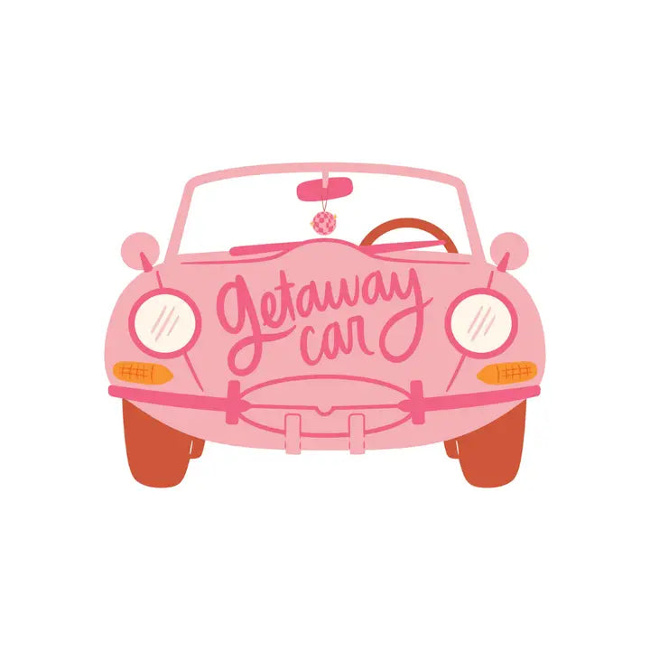 Getaway Car Sticker image 0