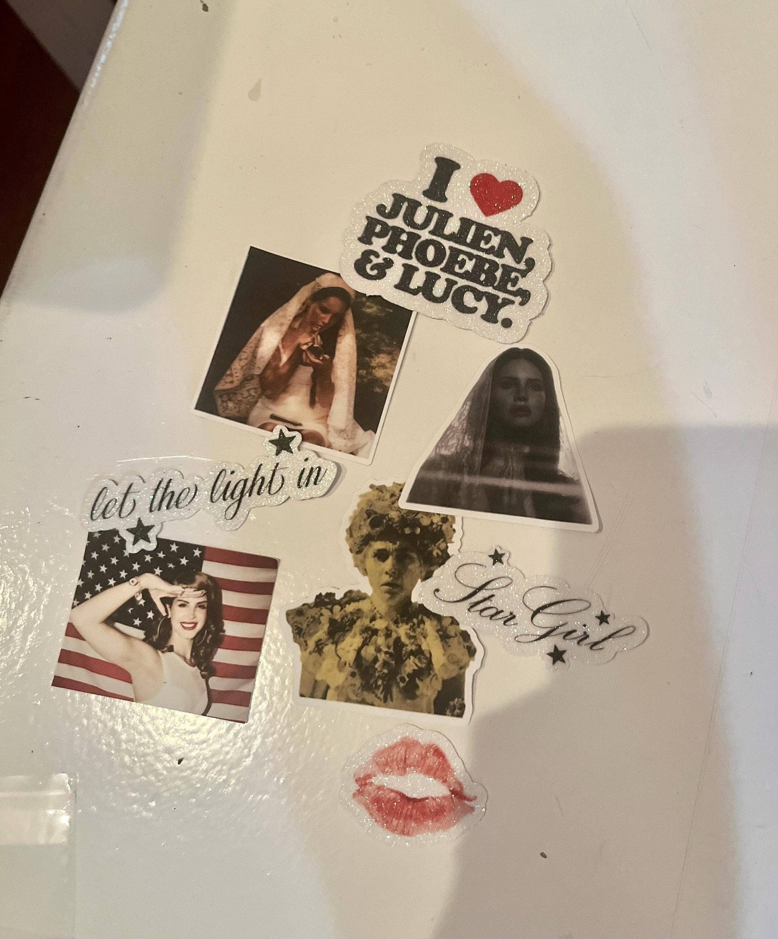 Kiss-Cut Lipstick Sticker in Glitter or Glossy Waterproof