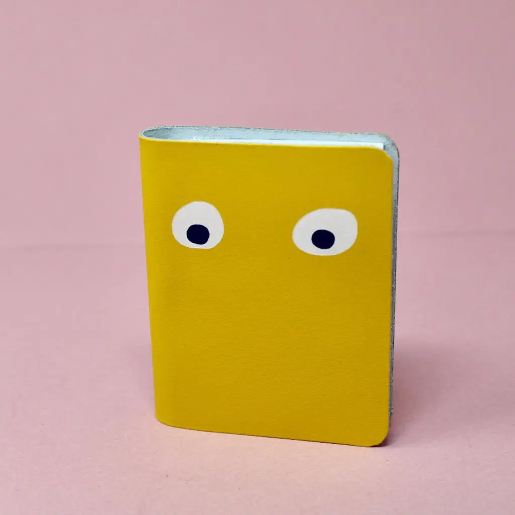 Googly Eye Mini Notebook - Yellow image 0