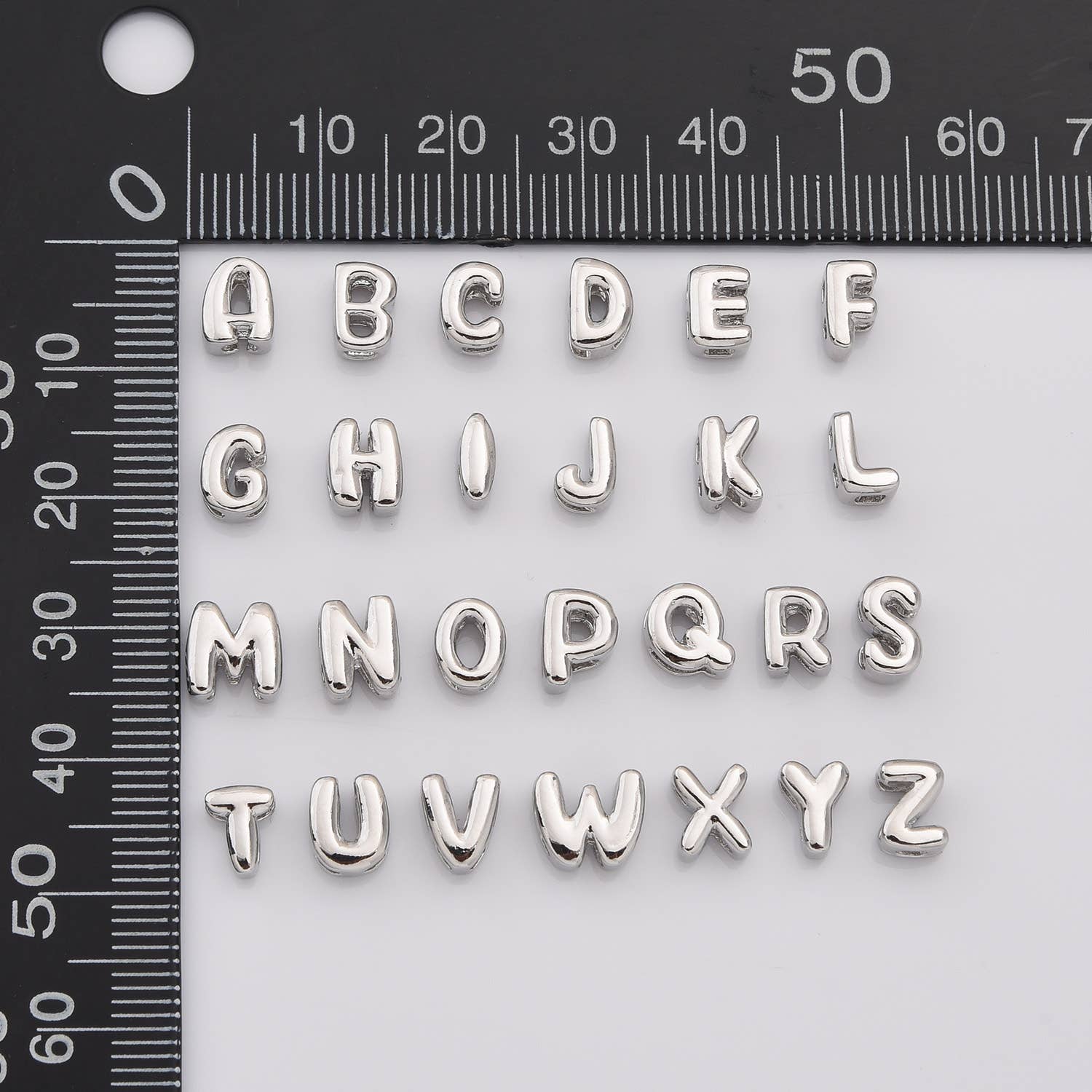 Gold Filled Alphabet Balloon Initial Charm Pendant