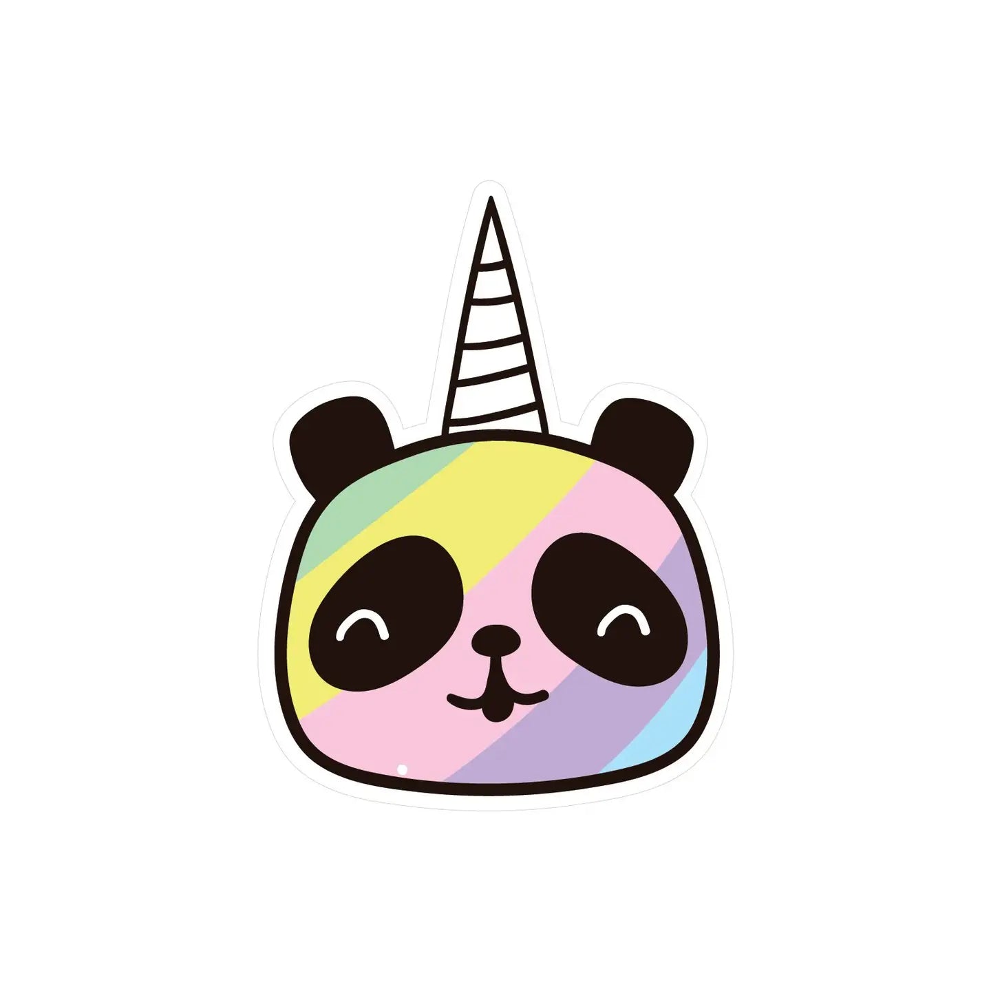 Pandacorn Pipstick Vinyl Stickers image 0