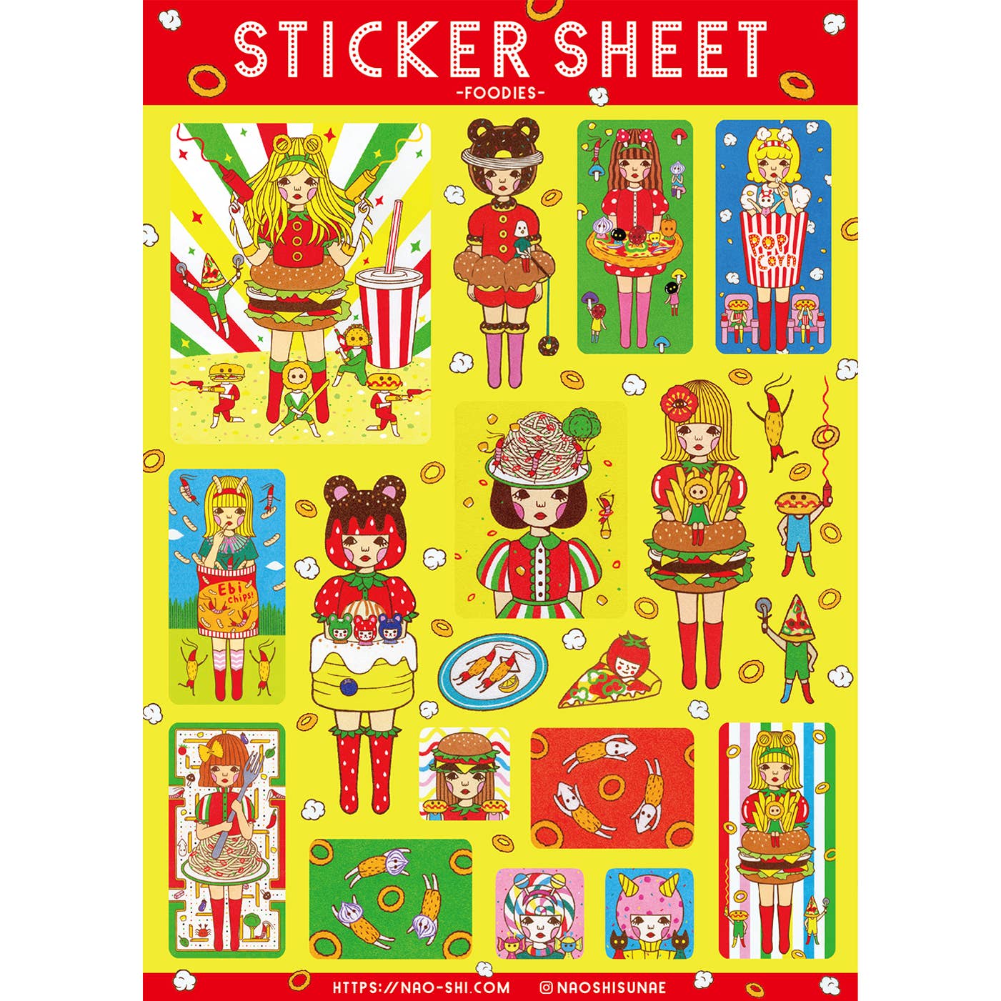 【Sticker Sheet】Foodies