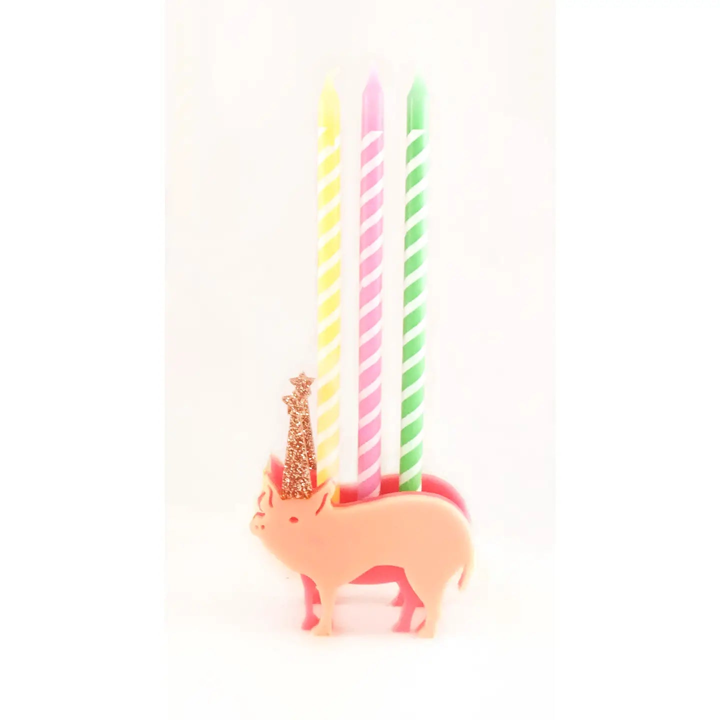 Pig Birthday Candle Holder image 0