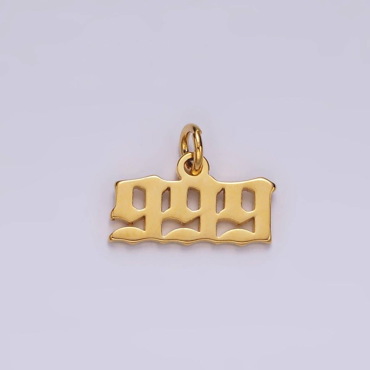 24K Gold Filled Angel Number Numerology Minimalist Mini Charm |