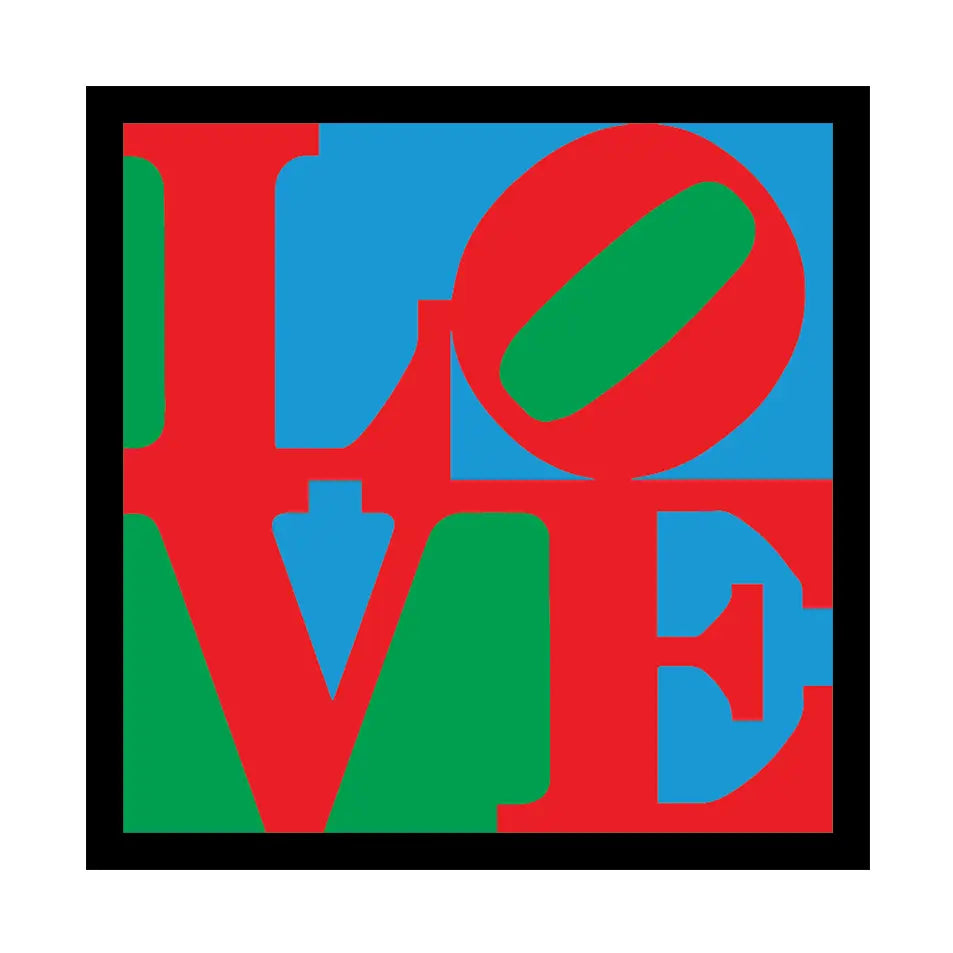 Love By Robert Indiana - Die-Cut Sticker image 0