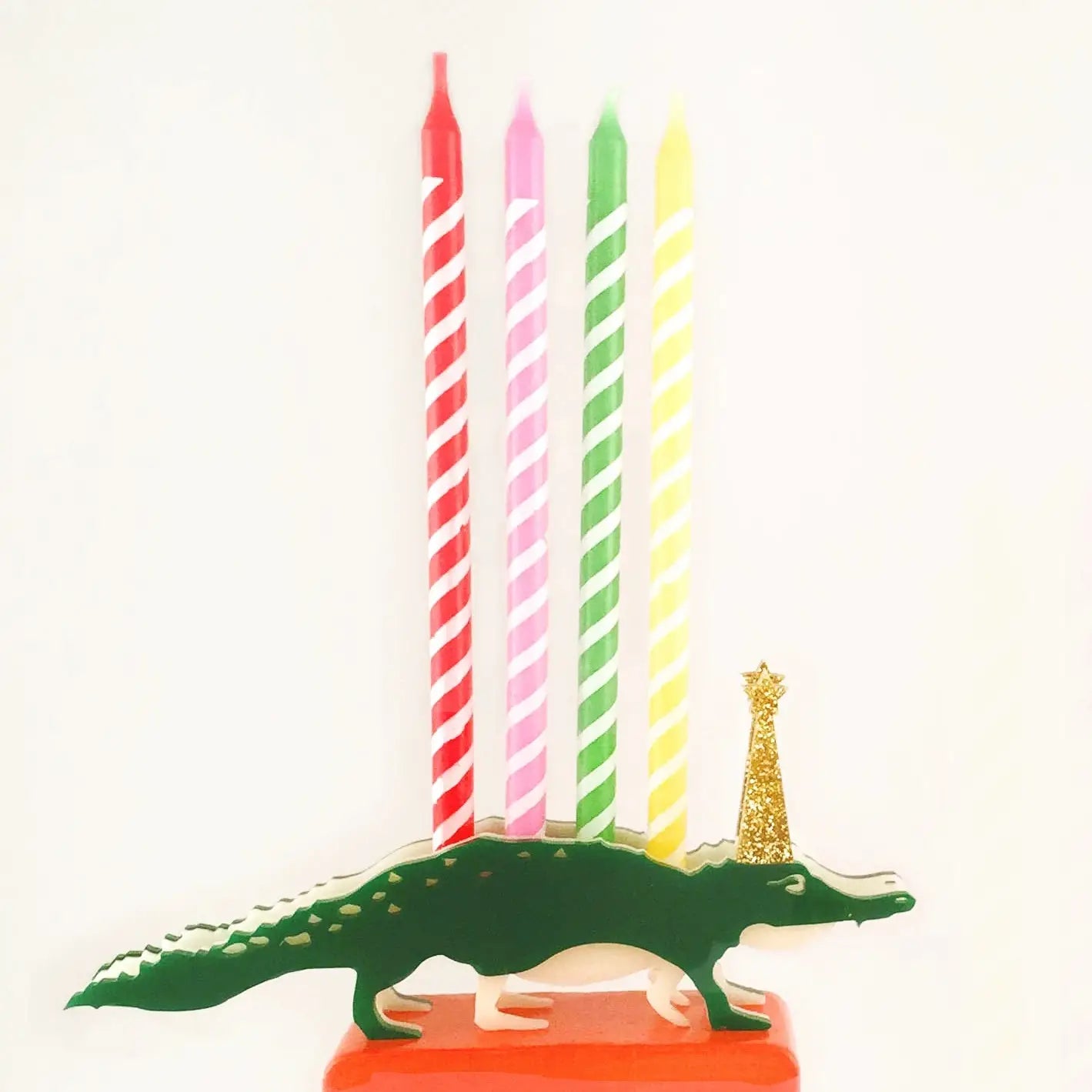 Alligator Birthday Candle Holder image 0
