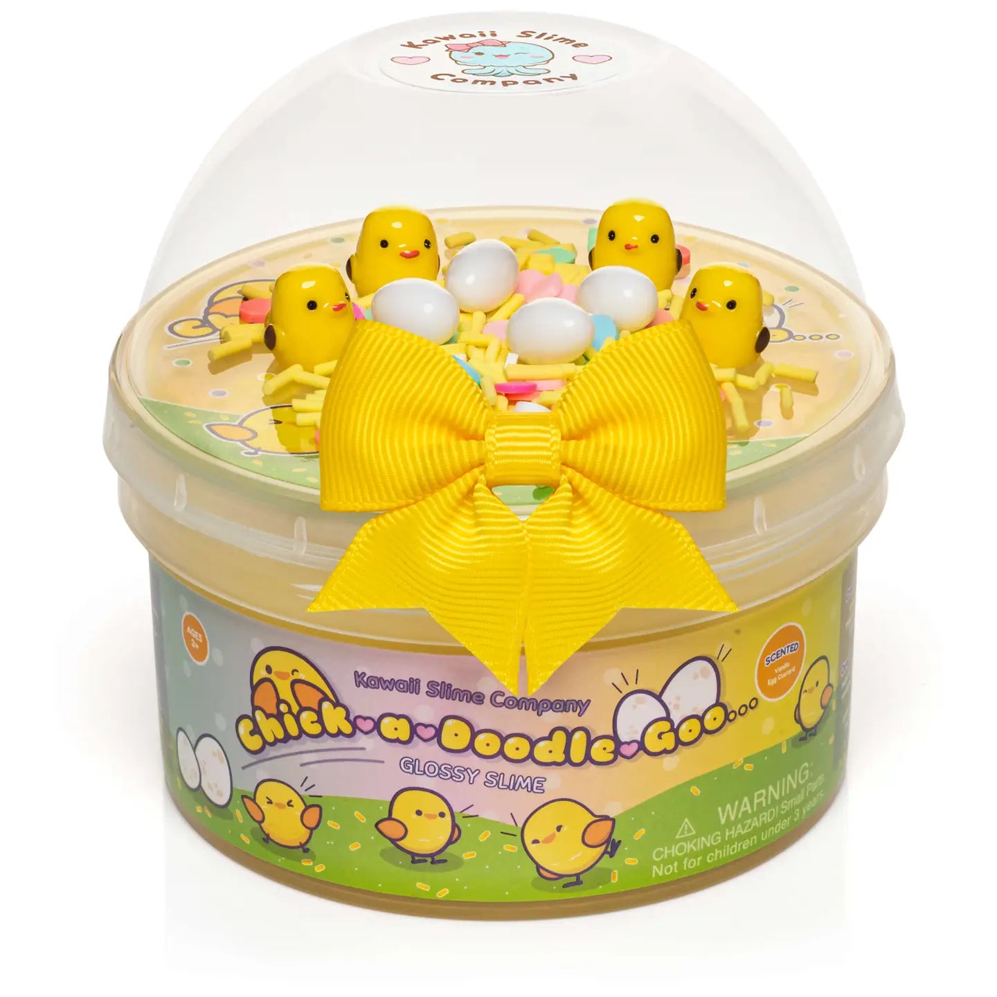 Chick-A-Doodle-Goo Glossy Signature Dome™ Slime image 0