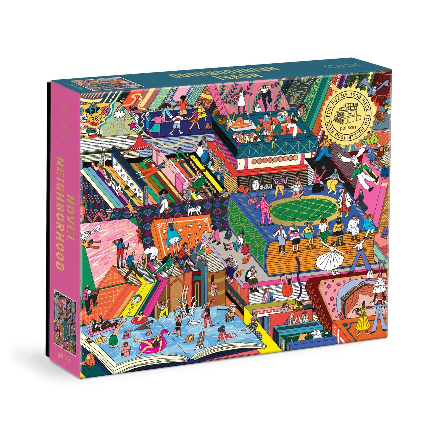 Novel Neighborhood 1000 Piece Foil Puzzle image 0