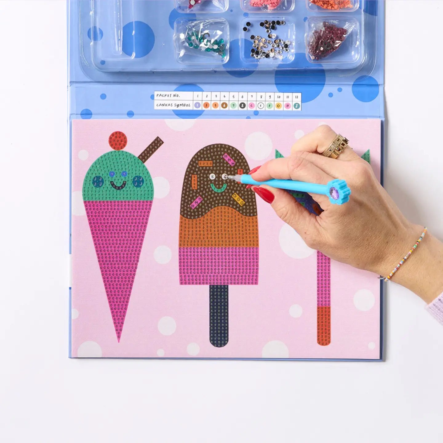Kids Sparkle Art Kit - Yum! Yum! Yum! image 2