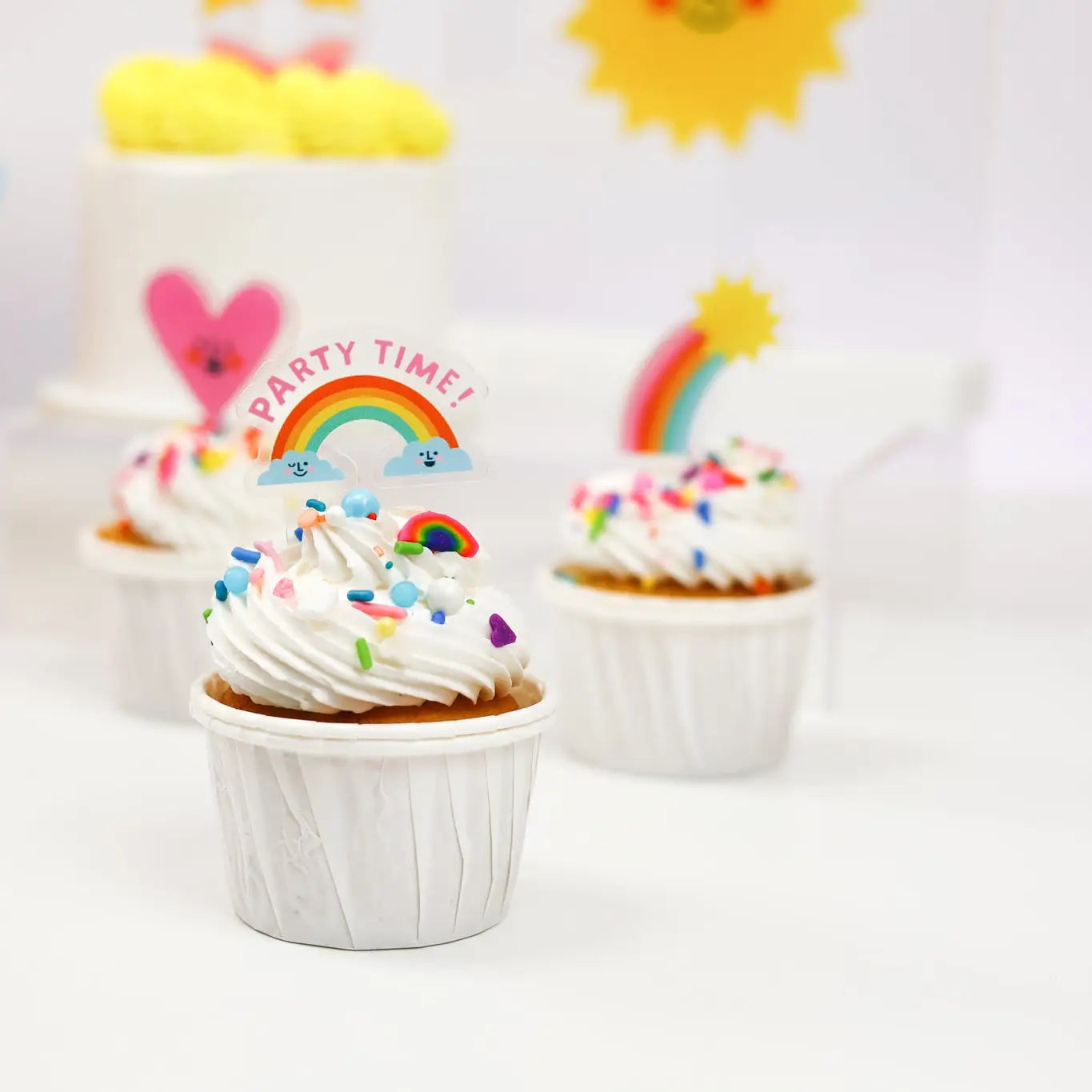 Chasing Rainbows Acrylic Mini Topper Set image 2