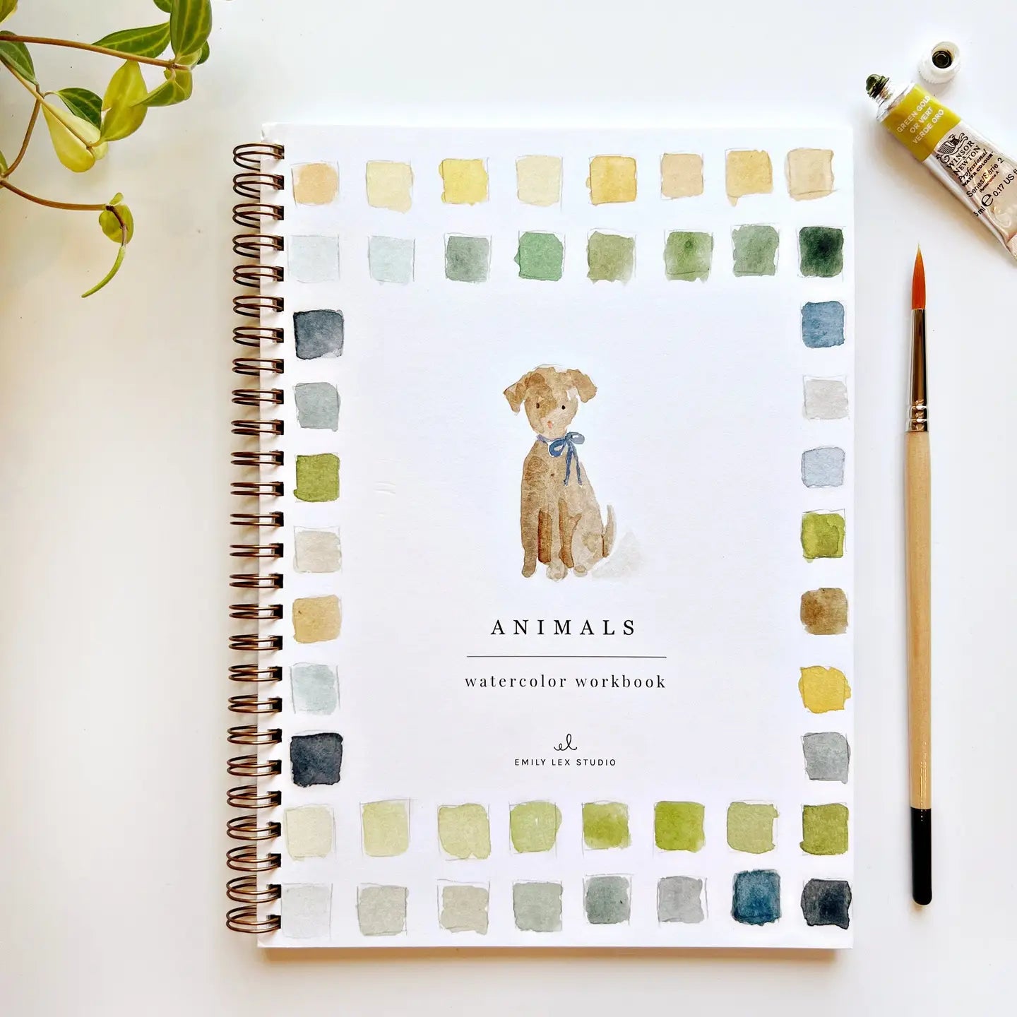 Animals Watercolor Workbook image 0