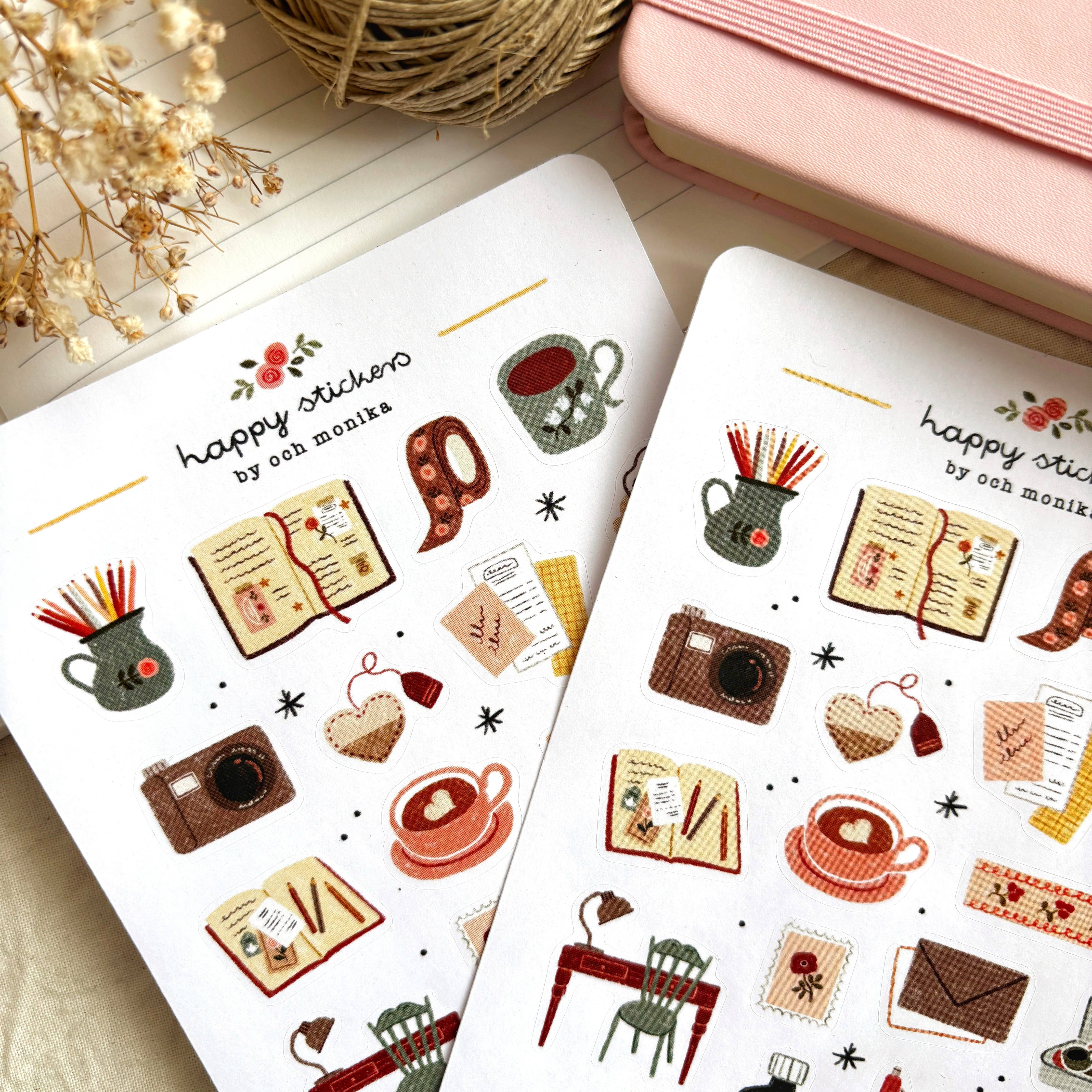 Cozy Journaling - Planner & Journal Stickers |A6 Matte Paper
