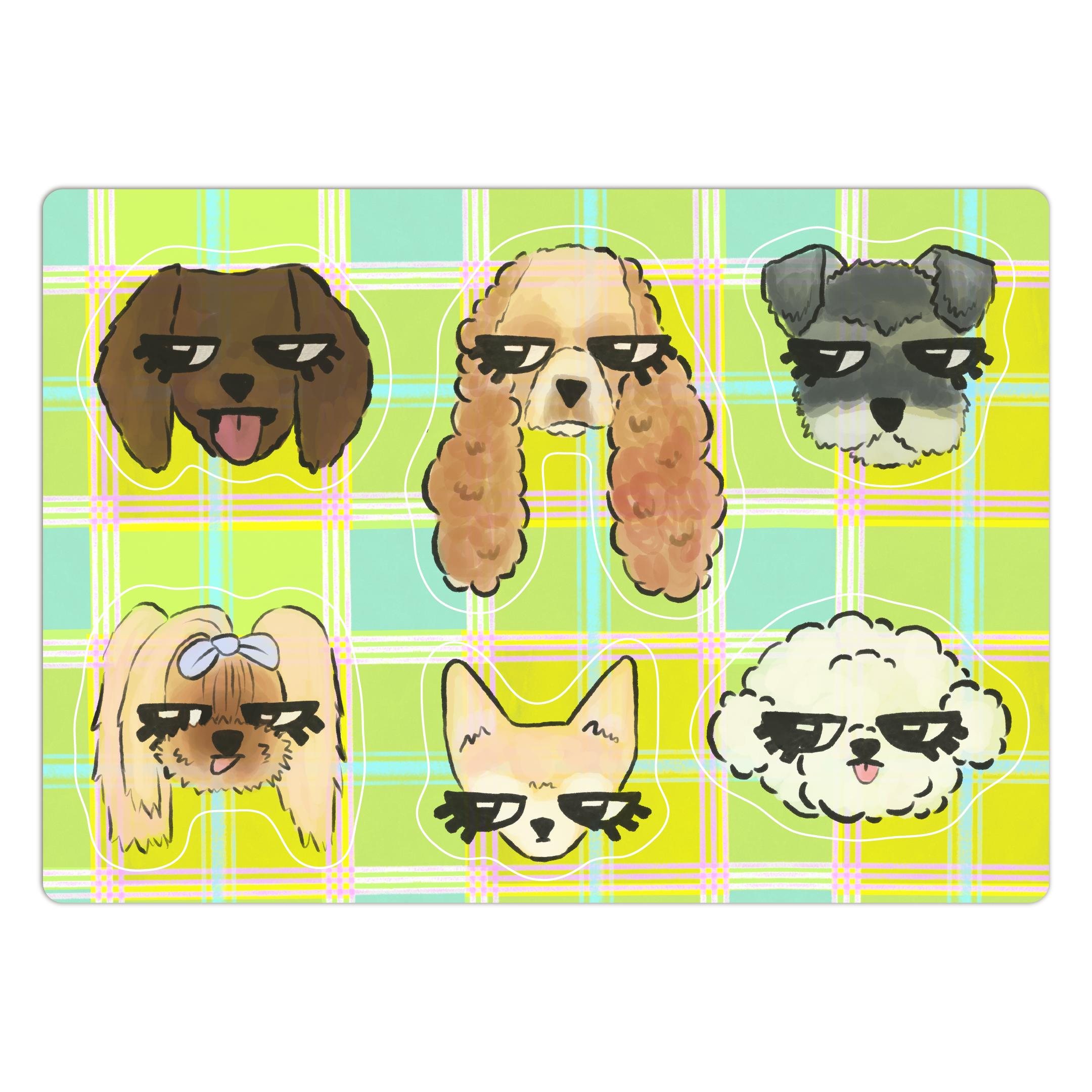 Puppy Summer Sticker Sheet
