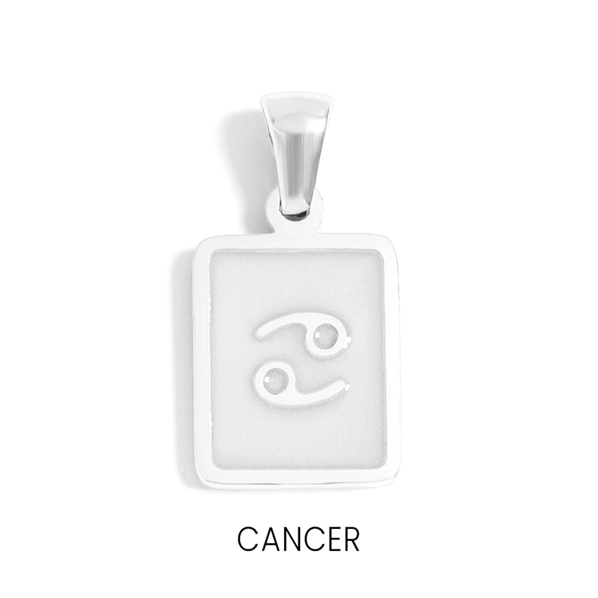 18K Gold PVD Zodiac Card Pendants