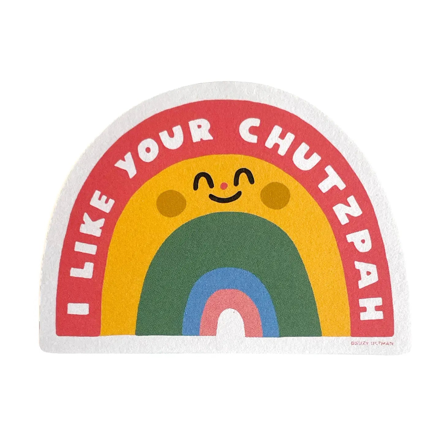 Chutzpah Rainbow Sticker image 0