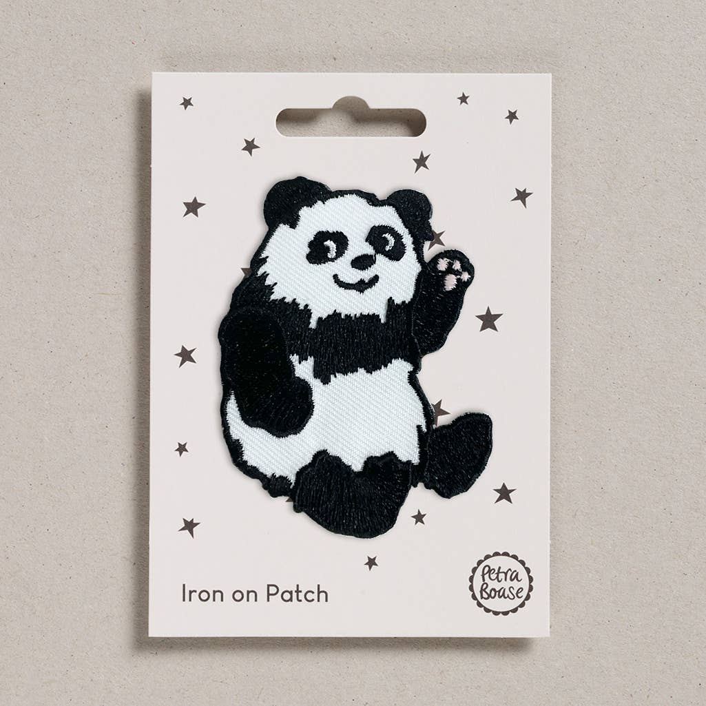 Iron on Patch Panda Bear