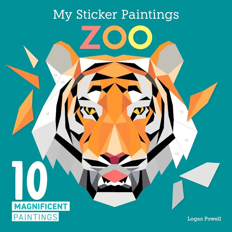 My Sticker Paintings: Zoo - Children's Activity Book image 0