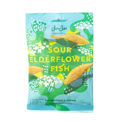 Sour Elderflower Fish - Swedish Candy 5.2oz (150g) image 0
