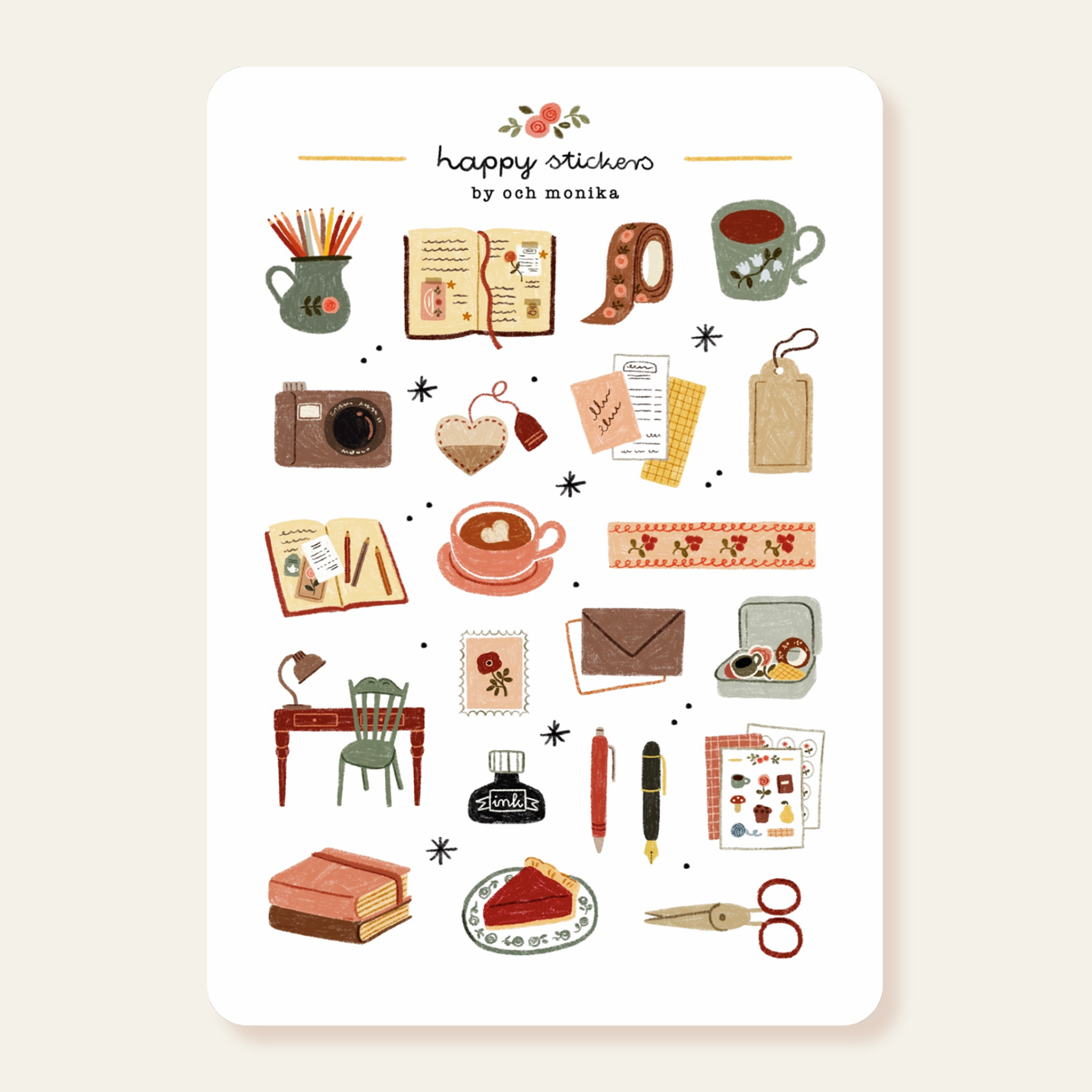 Cozy Journaling - Planner & Journal Stickers |A6 Matte Paper