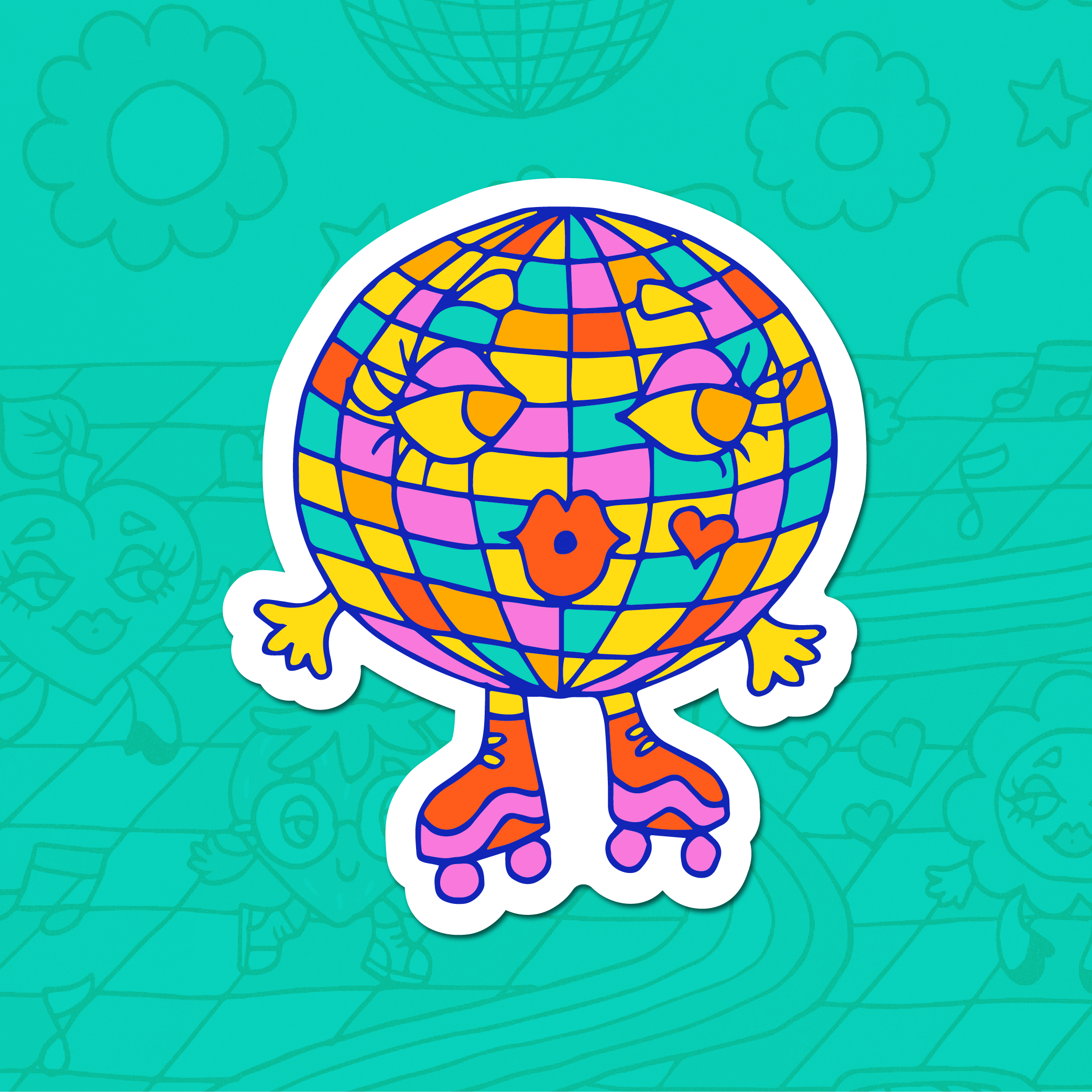 Disco Queen Sticker