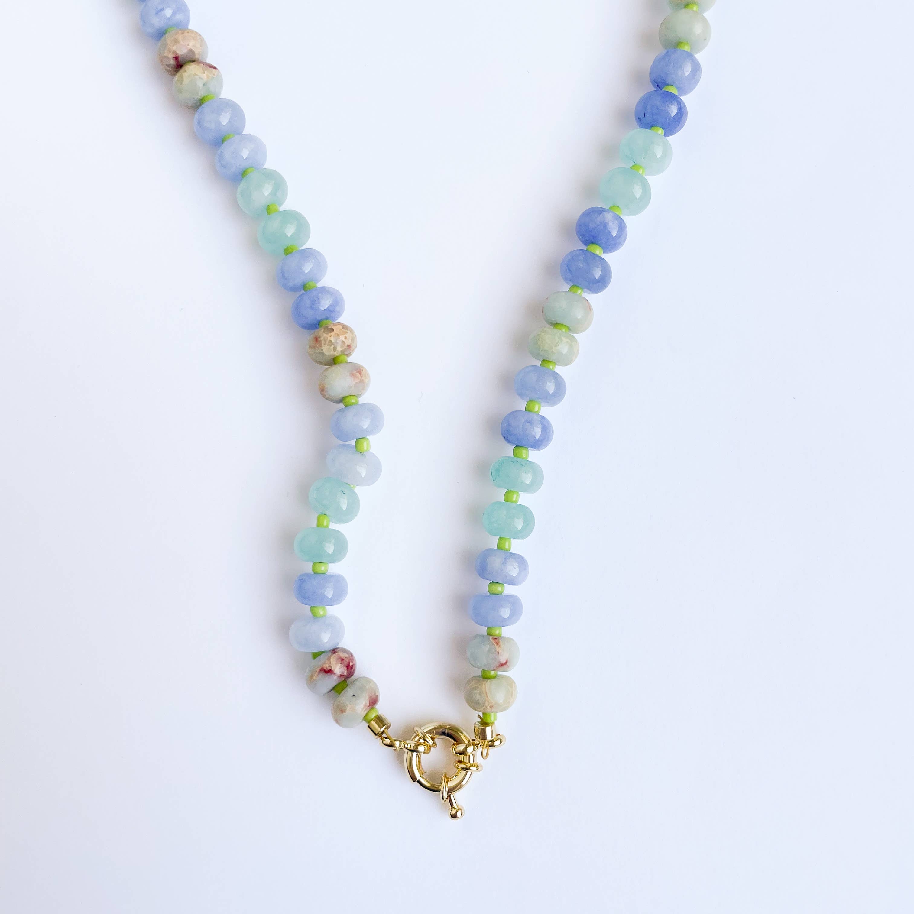 The Capri Beaded Charm Necklace