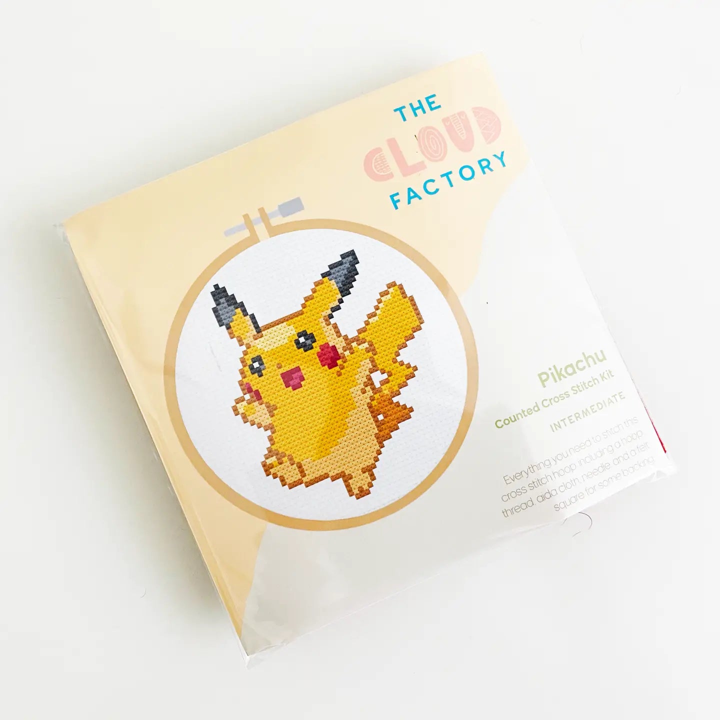 Pikachu - Diy Cross Stitch Kit image 1