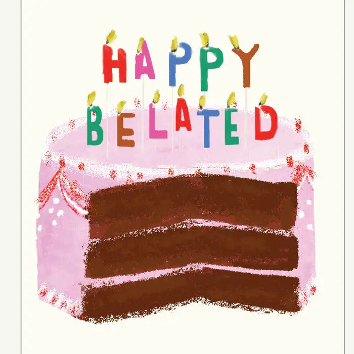 I Missed the Cake Greeting Card image 0