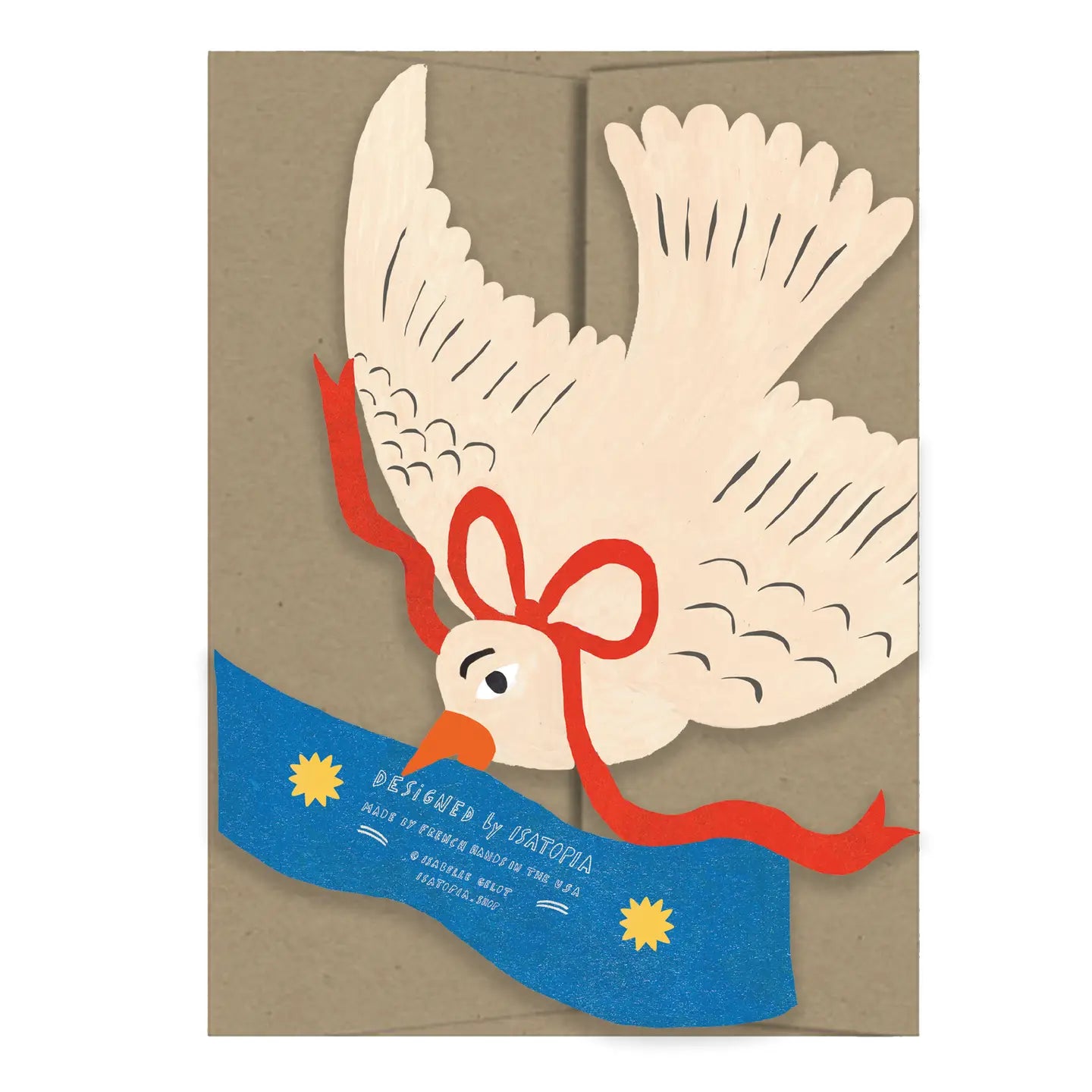 Happy Birthday Bird - Die Cut Card by Isatopia image 1