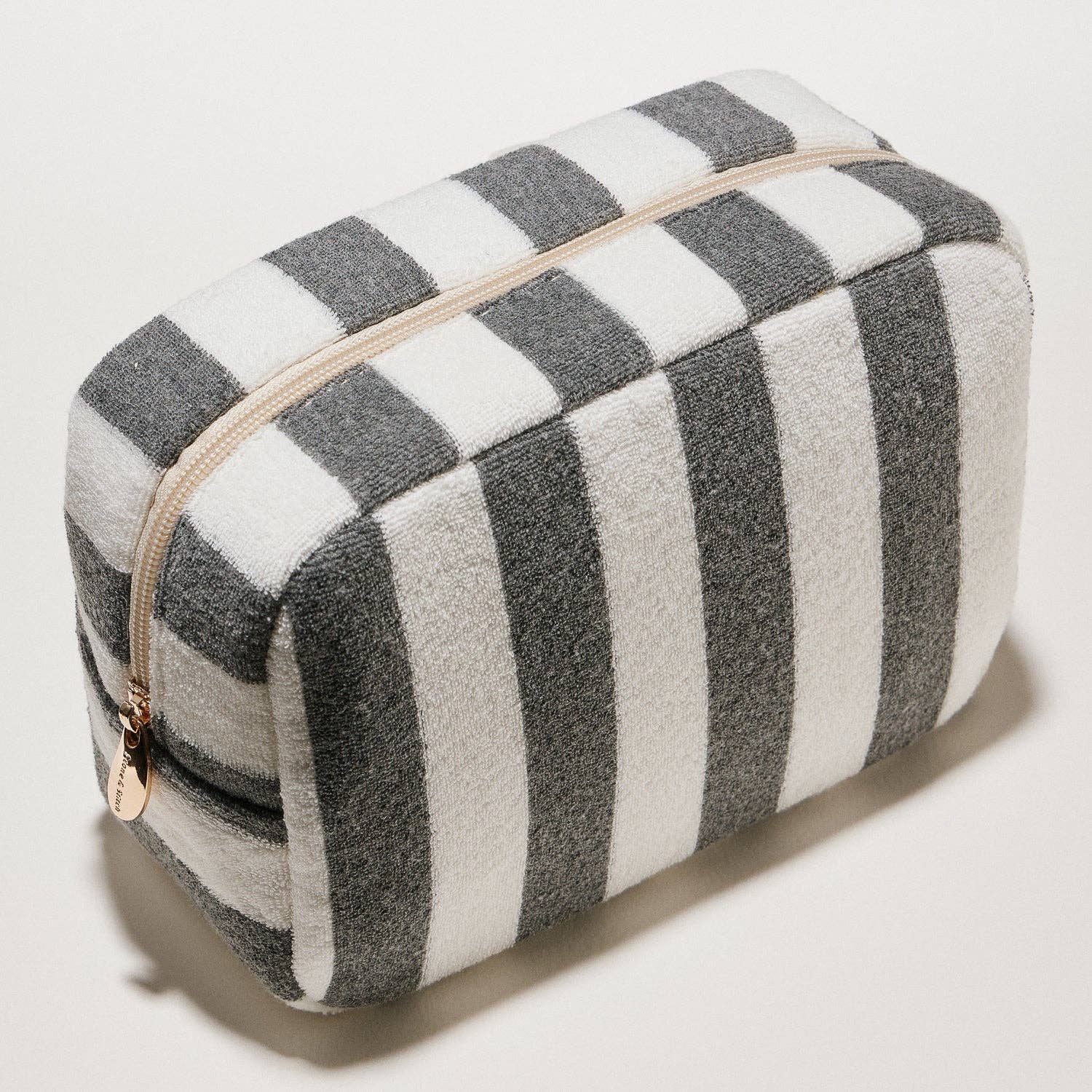 Striped Terry Fabric | Travel Pouch