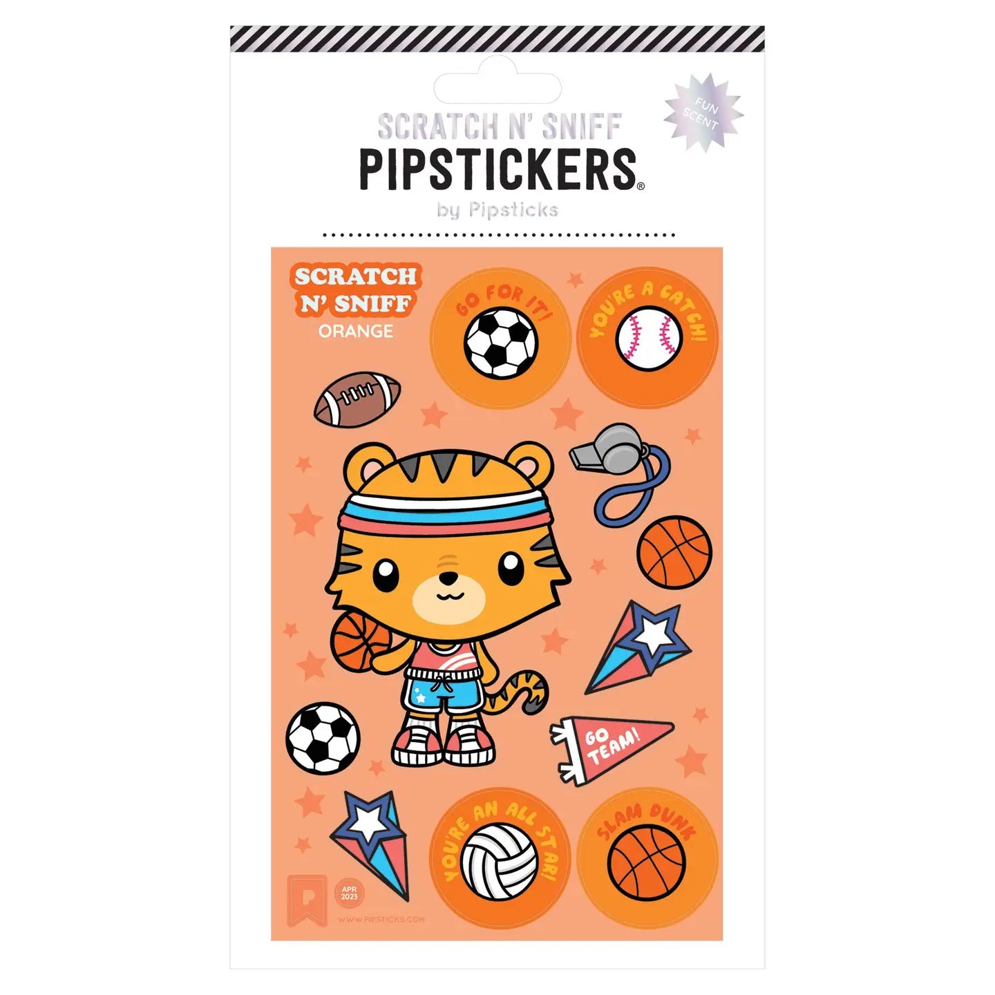 Eye of the Tiger Pipsticks Scratch 'n Sniff Stickers image 3